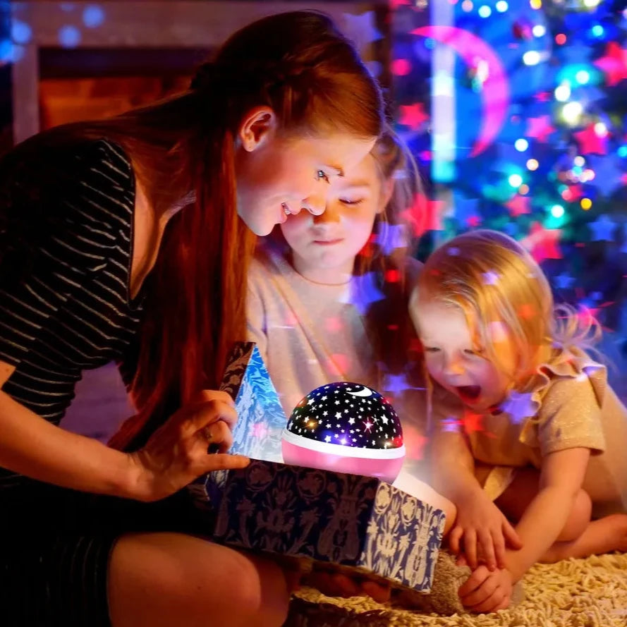 Veilleuse Bébé - StarlightSpinner™ - Rose