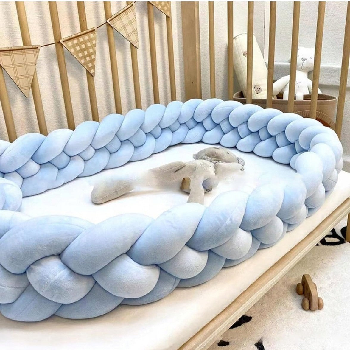 Tresse de Lit - BraidNest™ - Bleu Ciel