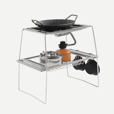 Rechaud Camping - PicniSteel™ - Ouvert