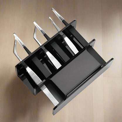 Rangement Maquillage - EyelashTweezersStorage™ - Noir