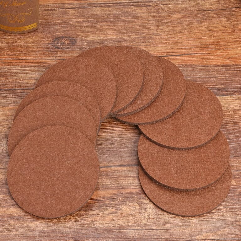 Dessous de Verre - RoundFeltCoaster™ - Marron