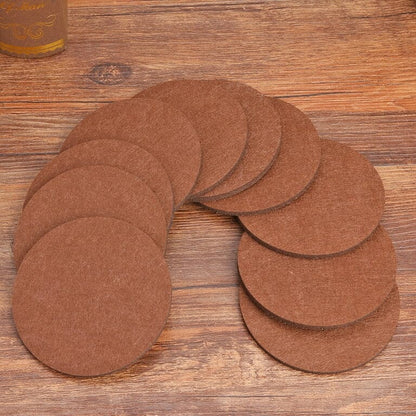 Dessous de Verre - RoundFeltCoaster™ - Marron