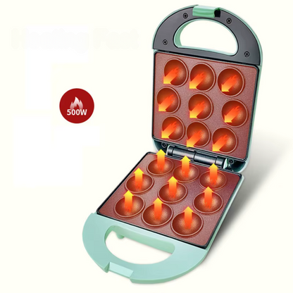 Mini Gaufrier - BreakFasty™ - Cyan