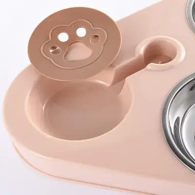 Mangeoire Pour Chat - CatSelf-serviceFeeder™ - Rose
