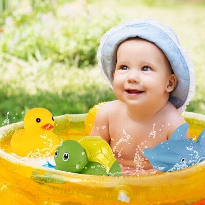 Jouet bain bébé - NewBabyBathToys™ - Tortue Verte