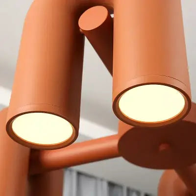 Lustre Plafond - CreativeU-shapedChandelier™ - Orange