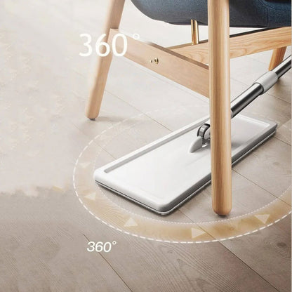 Balai et Seau Essoreur - SwiftClean™ - Ivoire