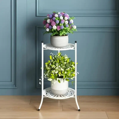 Support pour les Plantes - MetalBloom™ - Blanc