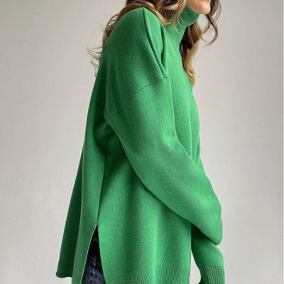 Pull - CozyTurtleneck™ - Vert