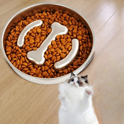Gamelle Chat - StainlessSteelCatBowl™ - Os