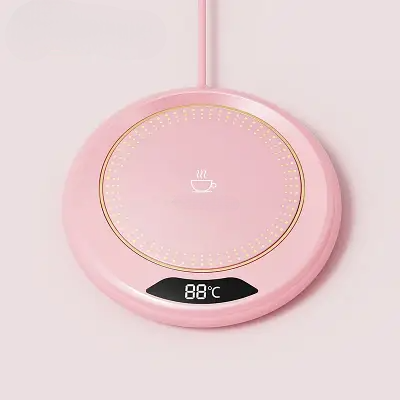 Chauffe Tasse USB - ThermostaticHeatingCoaster™ - Rose