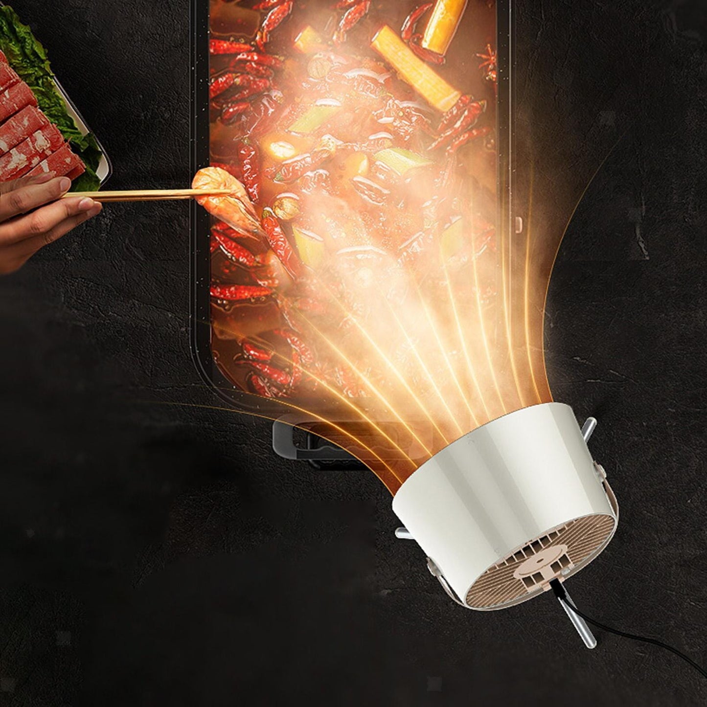 Hotte Aspirante Portable - CookVent™ - Blanc