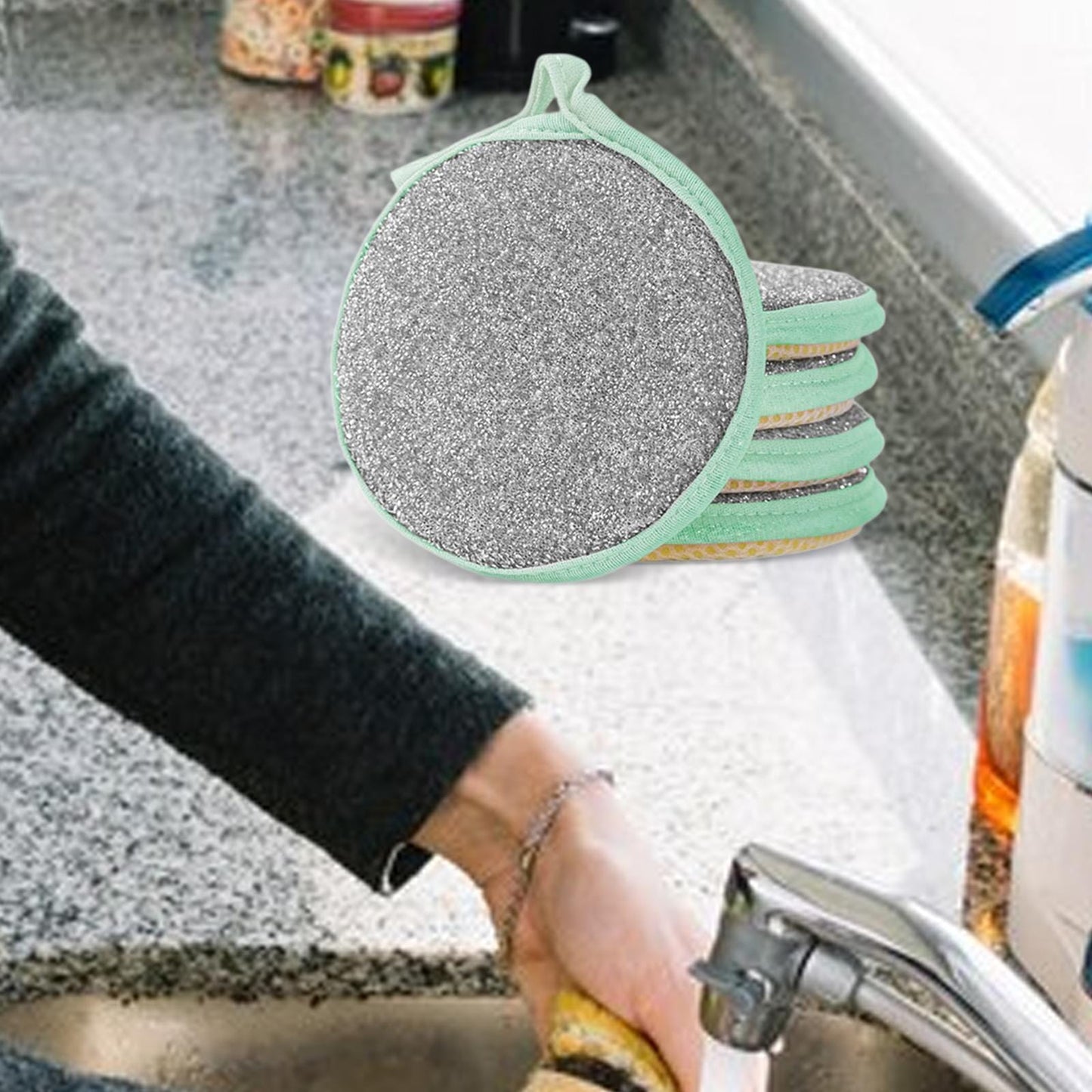 Eponge Vaisselle - ScrubMaster™ - Vert