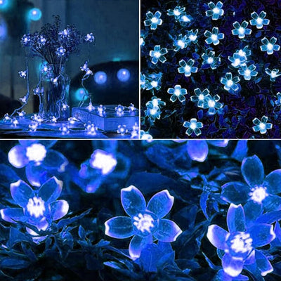 Guirlande Lumineuse - SolarBloom™ - Bleu