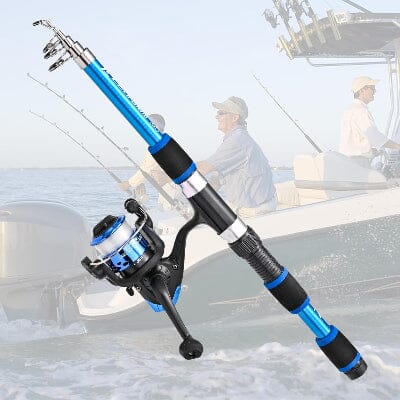 Canne a Pêche - CarboFishPro™ - Bleu