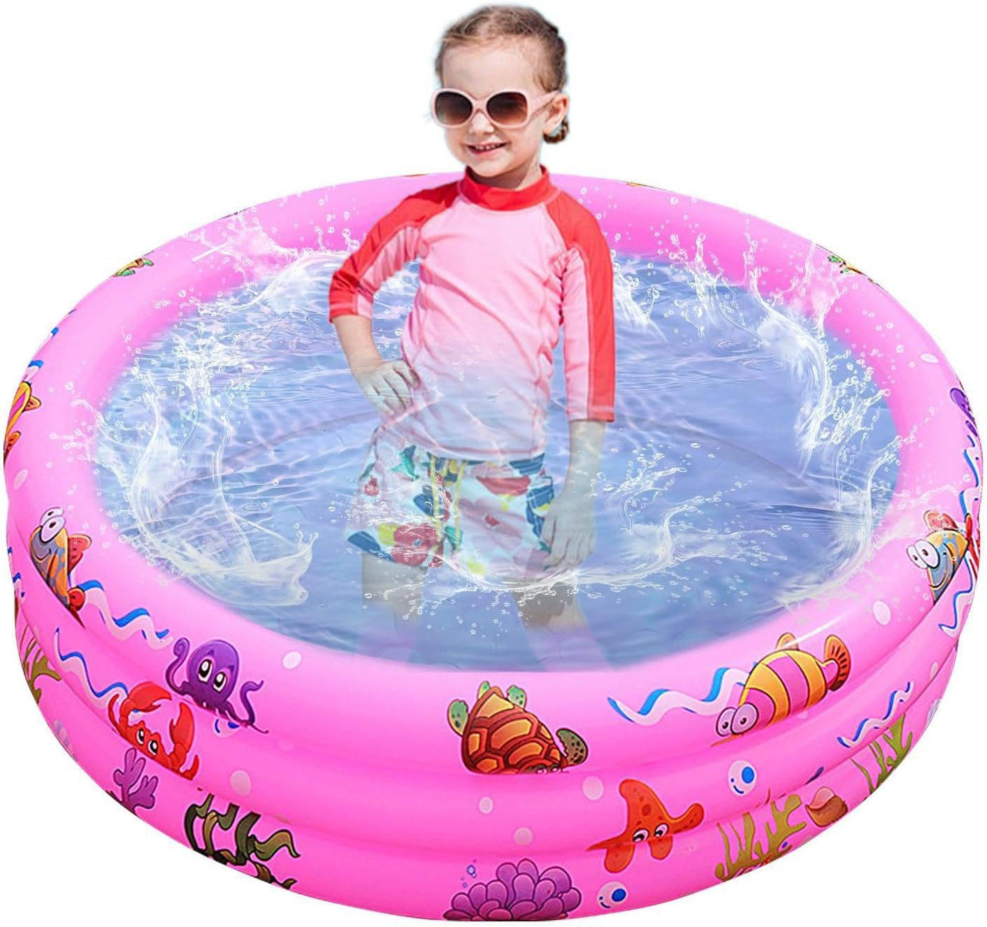 Piscine Gonflable - FunPloof™ - Vie Aquatique