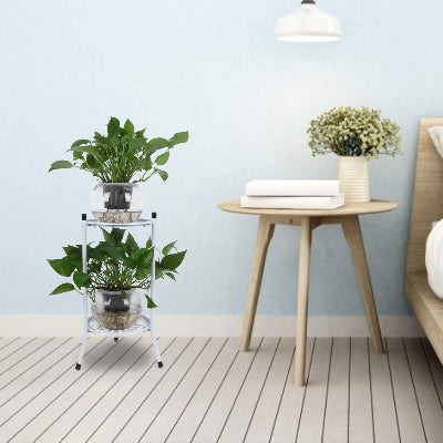 Support pour les Plantes - MetalBloom™ - Blanc