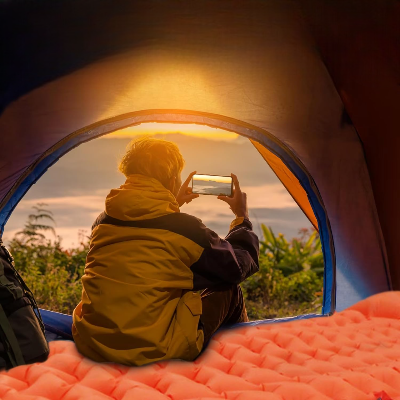 MATELAS CAMPING - HikeComfort™ - Orange