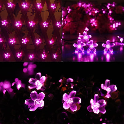 Guirlande Lumineuse - SolarBloom™ - Rose