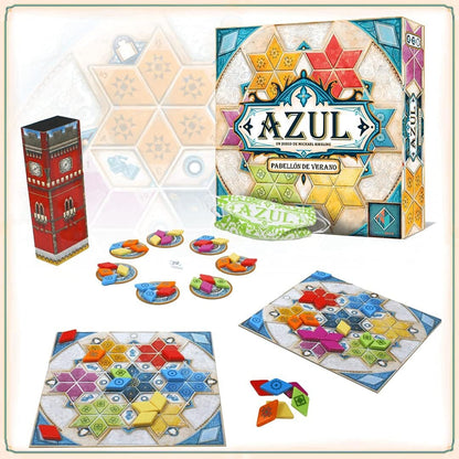 Jeu de Plateau - AzulPartyGame™ - Hexagrammes