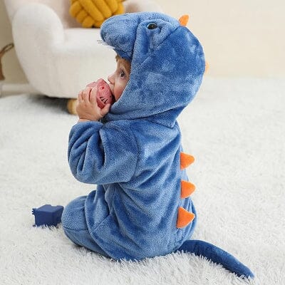 Pyjama Bebe - FluffyToddler™ - Dinosaure Bleu