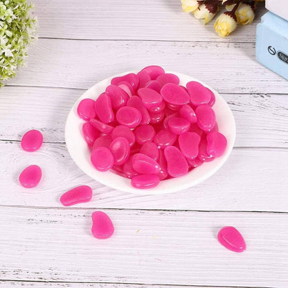 Décoration Jardin - GlowStones™ - Rose