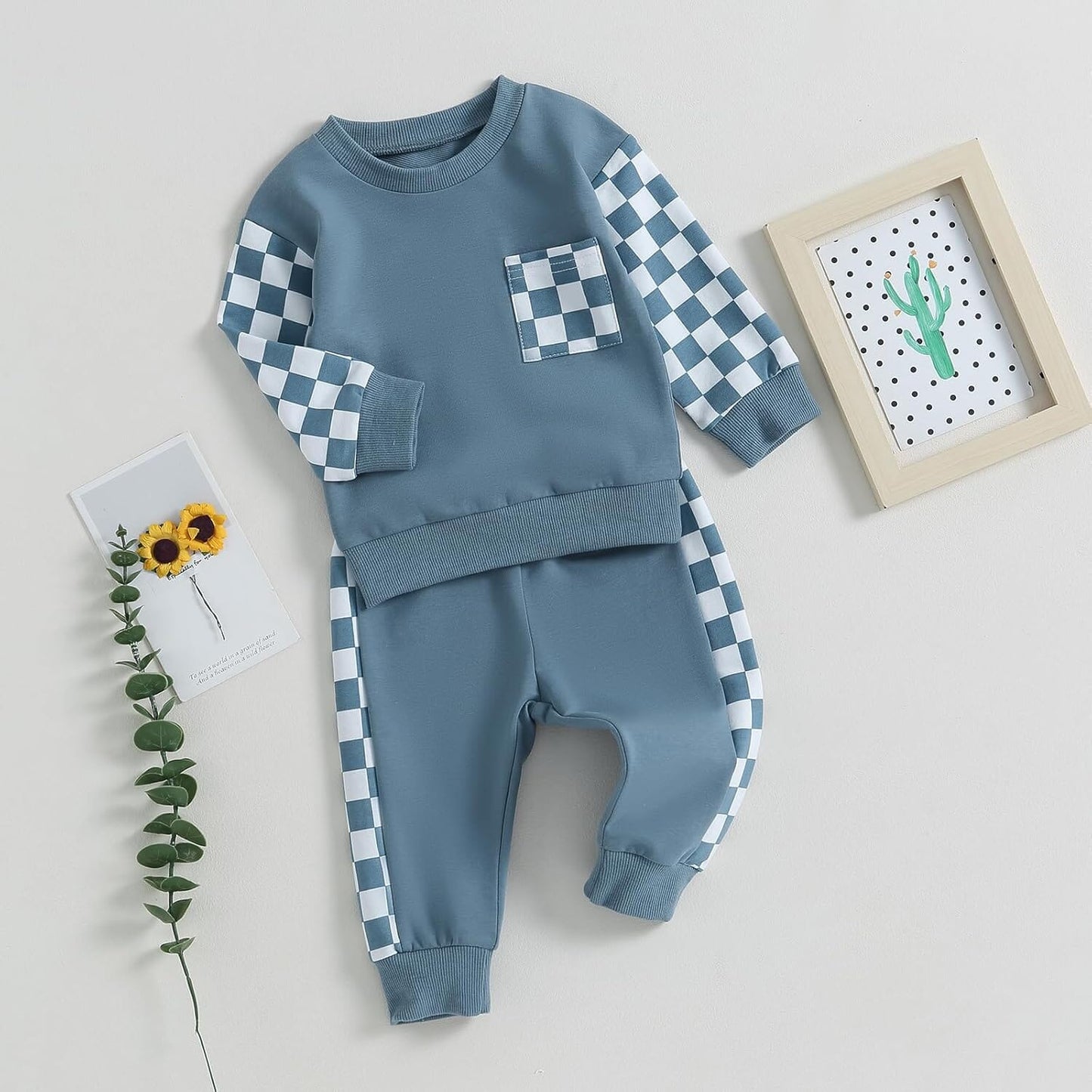 Ensemble Bebe Garcon - BabyBoysOutfits™ - Bleu