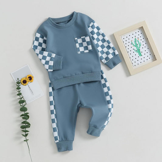 Ensemble Bebe Garcon - BabyBoysOutfits™ - Bleu