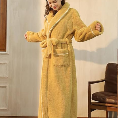 Peignoir De Bain - CozyCottonBathRobe™ - Jaune