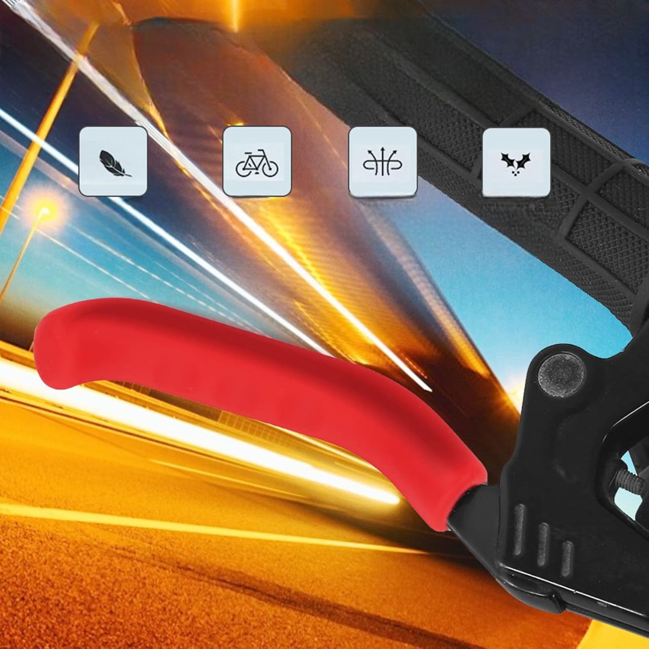 Housse Pour Vélo - RideGrip™ - Rouge