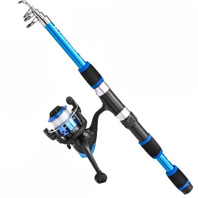 Canne a Pêche - CarboFishPro™ - Bleu