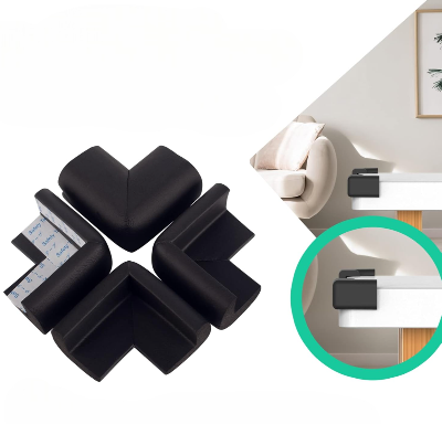 Protection Coin de Table - CushionEdge™ - Noir