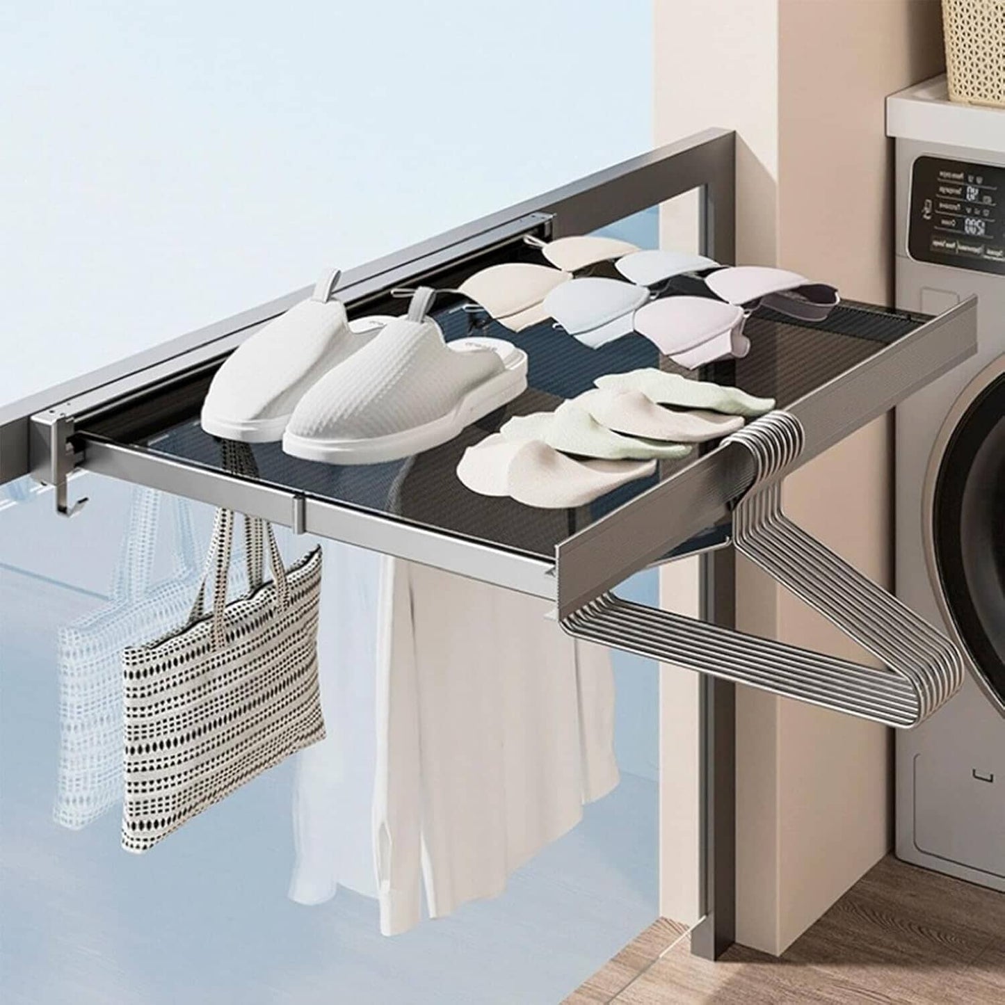Étagère de Rangement - BathroomStorageShelf™ - Blanc