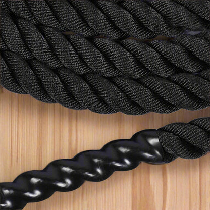 Corde Musculation - TitanSkip™ - Noir