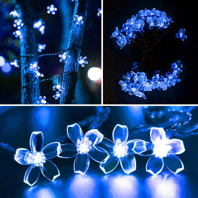 Guirlande Lumineuse - SolarBloom™ - Bleu