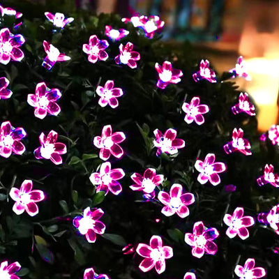 Guirlande Lumineuse - SolarBloom™ - Rose