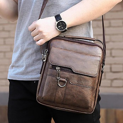 Sac à Dos en Cuir - BriefCaseBackpack™ - Auburn