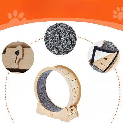 Roue Chat - KittyTread™ - Beige