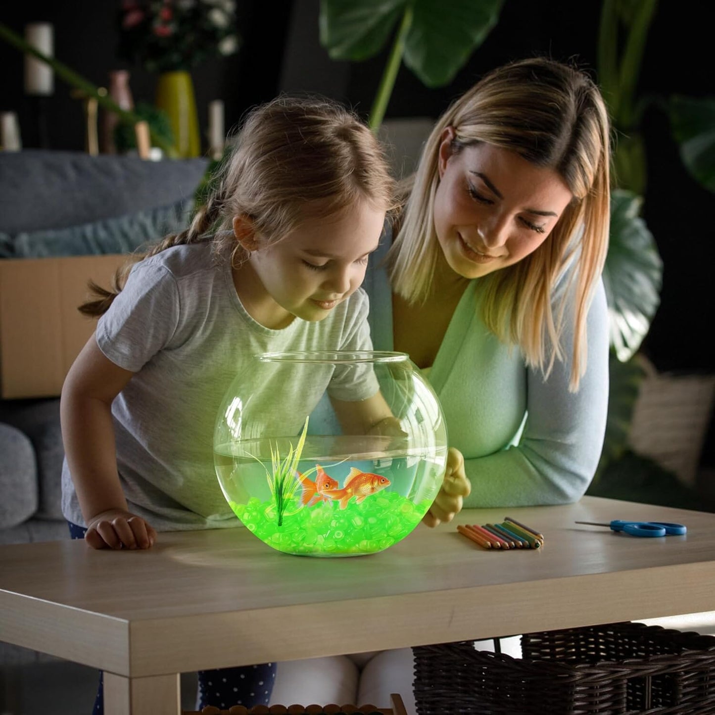 Décoration Jardin - GlowStones™ - Jaune