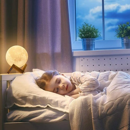 Lampe Lune - MoonAura™ - Ambre