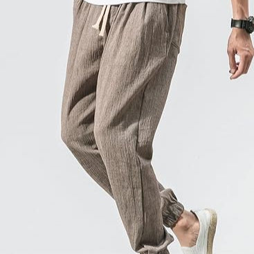 Pantalon en Lin Homme - ModestFlow™ - Gris