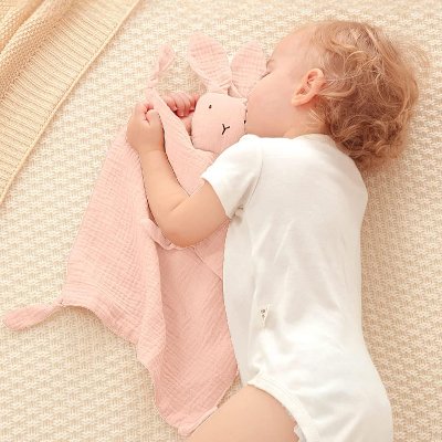 DOUDOU BEBE - BabyMousseline™ - Rose
