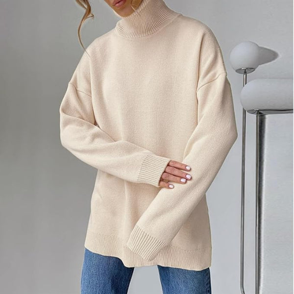Pull - CozyTurtleneck™ - Beige
