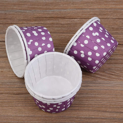 Caissette pour Muffins - CupcakeWrappers™ - Point Violet