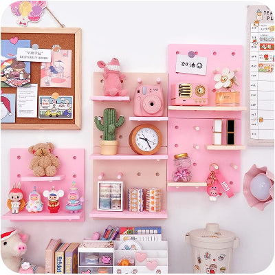 Rangement Mural - WallGrid™ - Rose