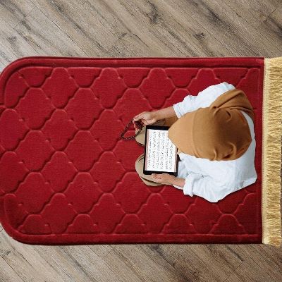 Tapis de priere - PrayerMat™ - Rouge