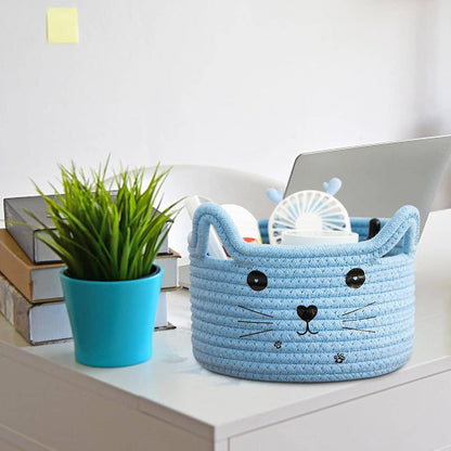 Paniers de Rangement - CottonStorageBaskets™ - Bleu