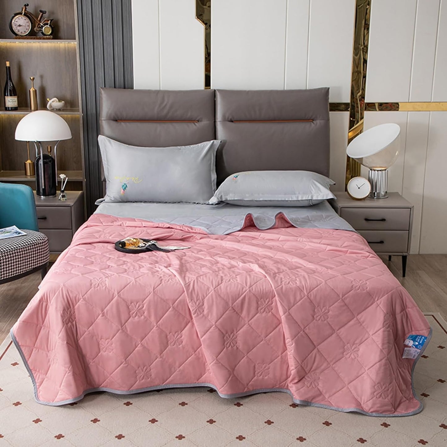 Couette d'Été - ChillBreezeComforter™ - Rose
