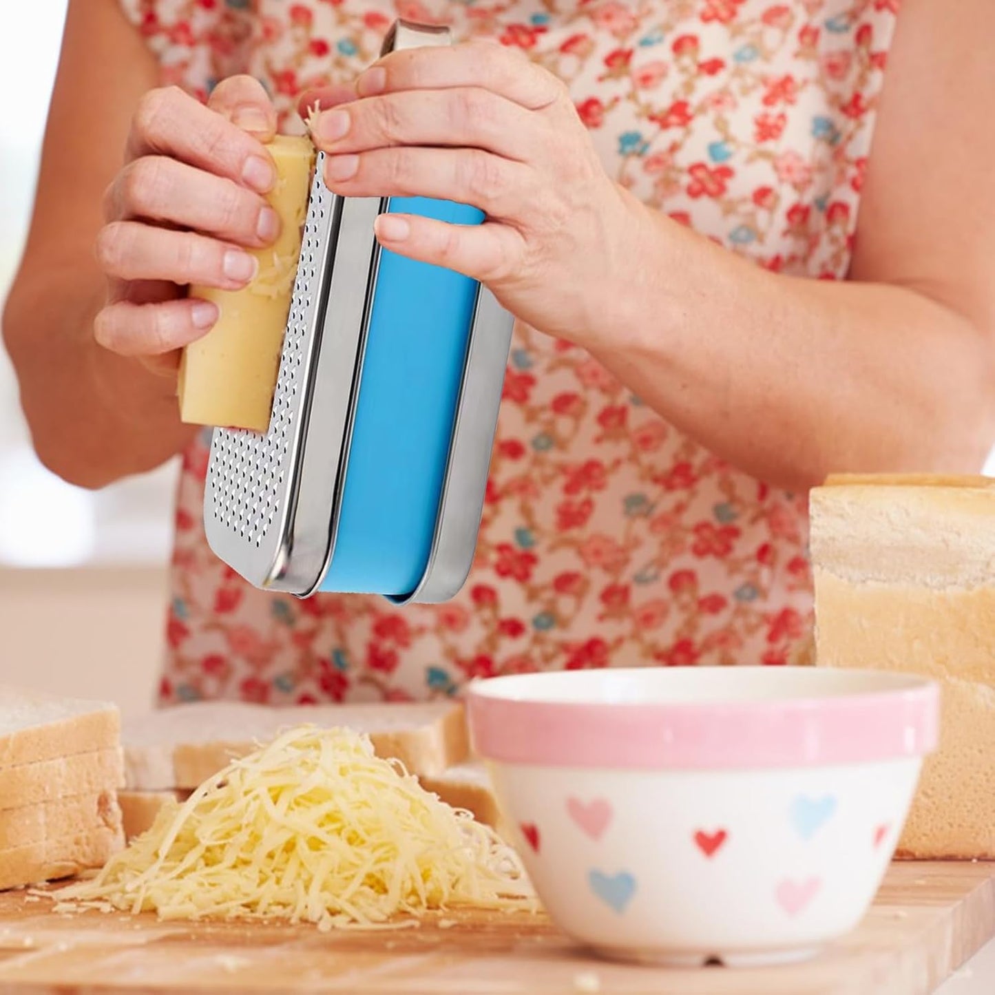 Râpe à Fromage - DualGrater™ - Bleu