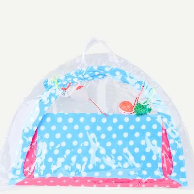 Tente Chat - CatTent™ - Pois Bleu